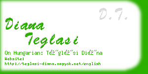 diana teglasi business card